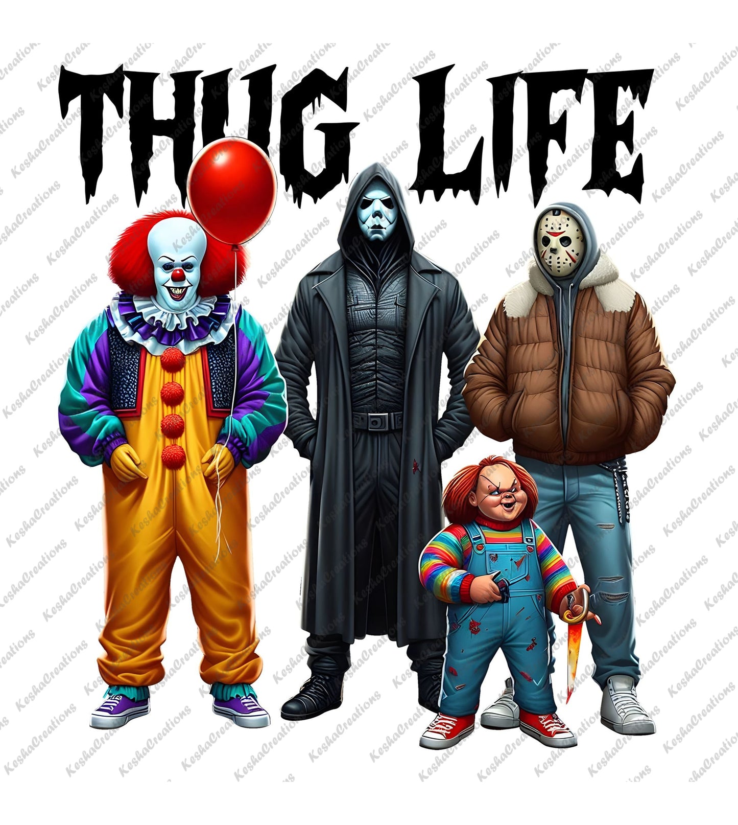 Thug Life Collection: 5 | Top Picks | DTF Transfers