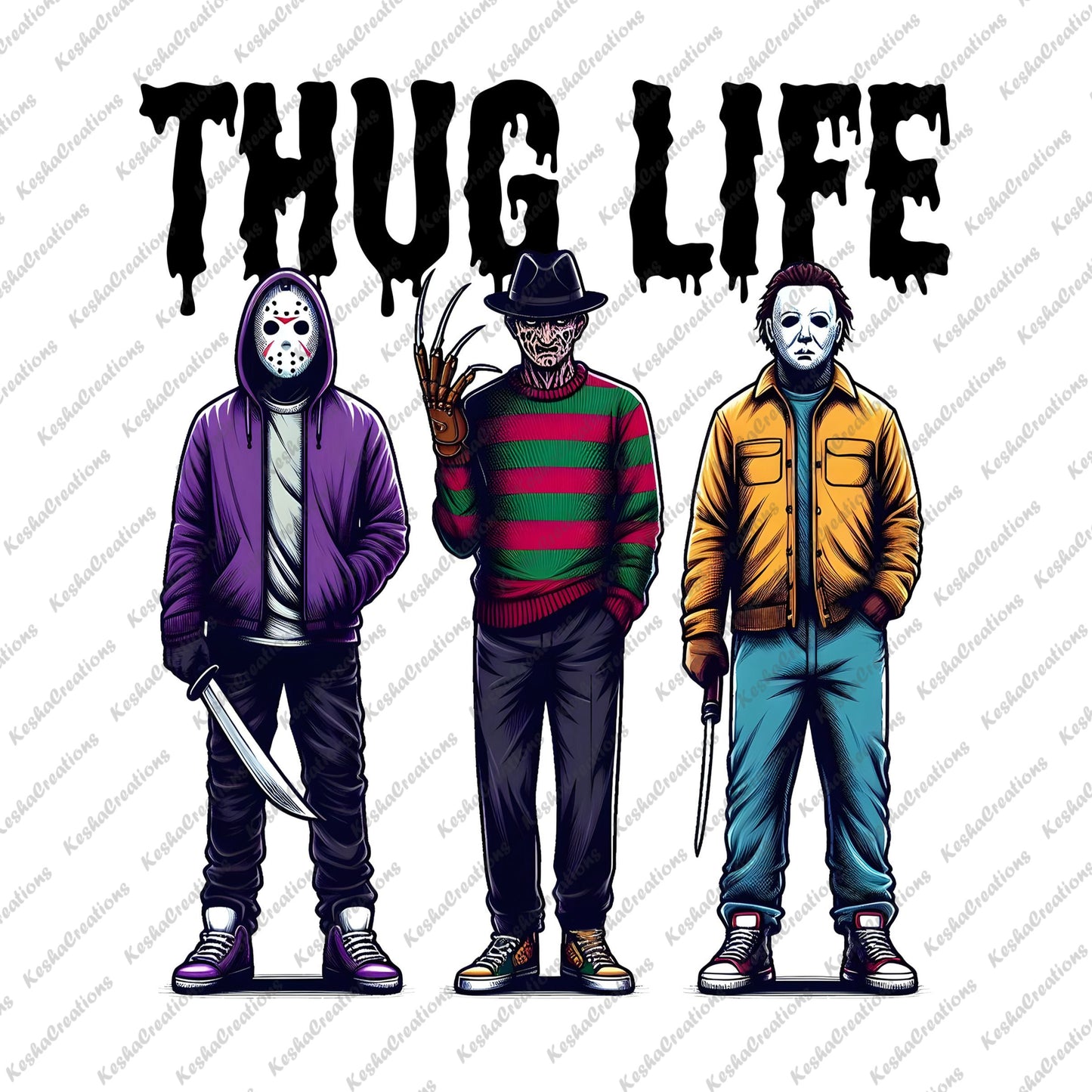 Thug Life Collection: 5 | Top Picks | DTF Transfers